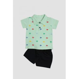 Set 2 Piese Vara pentru Baieti -Little Frogs
