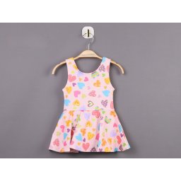 Costum de Baie Intreg cu Fustita pentru Fetite