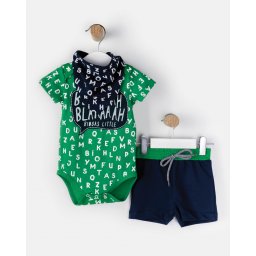 Set Baietel Xavier - Body si Pantalon Scurt
