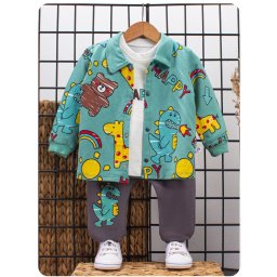 Set 3 Piese Baietei Happy Dino
