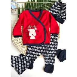 Set 5 Piese Nou Nascuti Mummy s Little Deer-100% Bumbac