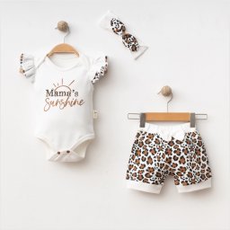 Set 3 Piese Fetite Mama s Sunshine - 100% Bumbac Premium