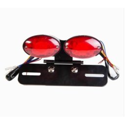 Stop dublu led cu iluminare numar moto atv