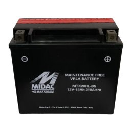 Baterie moto Midac AGM 18Ah, 177x87x156