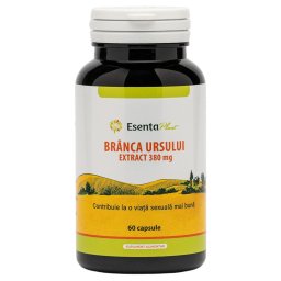 Branca ursului extract 380 mg 60 capsule Esenta Plant