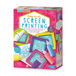 Kit de serigrafie pentru copii, usor de realizat - kidzmaker