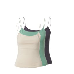 studioselect Top 'Lena' crem / gri piatră / verde mentă