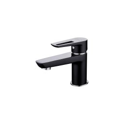 Baterie de lavoar Cersanit S951-048 MILLE 13,4 cm negru + ventil