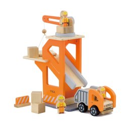 Set de joaca macara turn cu camion basculant