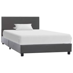 Cadru de pat, gri, 90x200 cm, piele ecologica GartenMobel Dekor