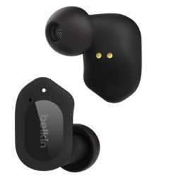 Casti True Wireless Belkin SoundForm Play, Bluetooth, Waterproof IPX5, Negru