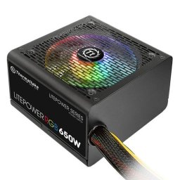 Sursa PC THERMALTAKE Litepower RGB, 650W, 120mm, Active PFC, LTP-0650NHSANE-1