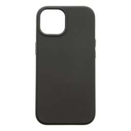 Husa din piele Dviced pentru iPhone 15, MagSafe, negru