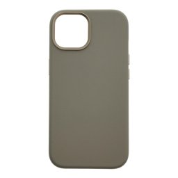 Husa din piele Dviced pentru iPhone 15, MagSafe, gri