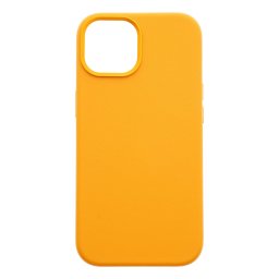 Husa din piele Dviced pentru iPhone 15, MagSafe, portocaliu