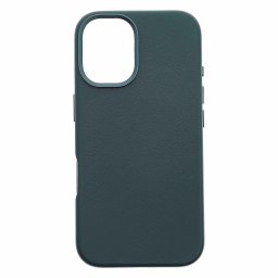 Dviced Leather case with magsafe for iPhone 16 - Blue