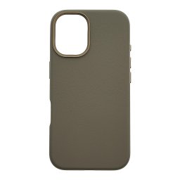 Husa din piele Dviced pentru iPhone 16, MagSafe, gri