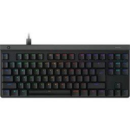 Tastatura mecanica gaming Logitech G515 TKL, Cu cablu, Tactile, RGB, Negru, 920-012872