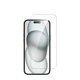 Folie de protectie Dviced pentru iPhone 15 Plus, transparenta, cu aplicator