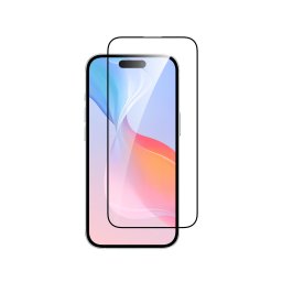 Folie de protectie Dviced pentru iPhone 16, sticla securizata, edge-to-edge, cu aplicator