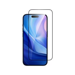 Folie de protectie Dviced pentru iPhone 16 Pro, sticla securizata, edge-to-edge, cu aplicator