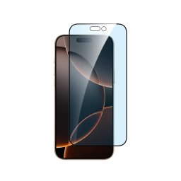 Folie de protectie Dviced pentru iPhone 16 Pro, filtru lumina albastra, sticla securizata, edge-to-edge, cu aplicator