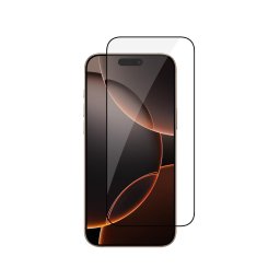 Folie de protectie Dviced pentru iPhone 16 Pro, sticla securizata, edge-to-edge, cu aplicator, set 2 bucati