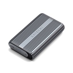 Satechi USB4 NVMe SSD Pro Enclosure (M.2 NVMe Drives 2280/2260/2242mm-16TBmax,PCI-E Gen 4x4,max bandwidth 8GB/s; reading/writing 3840MB/s ) - Grey