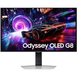 Monitor LED Samsung Gaming Odyssey G8 G81SF LS27FG810SUXEN 27 inch UHD QD-OLED 0.03 240 Hz HDR FreeSync Premium Pro, Negru\Argintiu