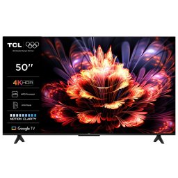 Televizor TCL LED 50V6C, 126 cm, Smart Google TV, 4K Ultra HD, (Model 2025), Negru