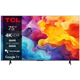 Televizor LED TCL 75P69B, 190 cm, 75", Ultra HD 4K, Smart TV, WiFi, CI+, Negru