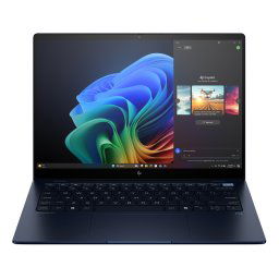 Laptop HP EliteBook Ultra G1q, Procesor Snapdragon X Elite X1E-78-100, 14" 2.2K (2240x1400), touchscreen, 32GB RAM LPDDR5x, 1TB SSD, Qualcomm Adreno Graphics, Windows11 Pro, Albastru (INT Keyboard)