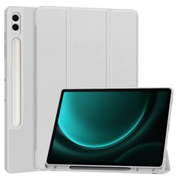 Husa pentru Samsung Galaxy Tab S9 Plus / S9 FE Plus / S10 Plus – Techsuit Flex Trifold – Gri