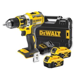 DEWALT DCD790M2-QW Masina de gaurit/insurubat 2x 18V Li-Ion XR 4Ah TSTAK negru/galben