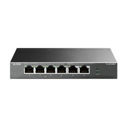 Switch 4 porturi RJ45 10 100 Mbps PoE, 2 x RJ45 10 100 Mbps, Buget PoE 67W, Unmanaged - TP-Link TL-SF1006P