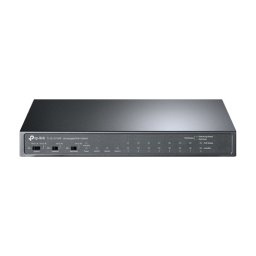 Switch 8 x RJ45 10 100 Mbps PoE, 2 x RJ45 1G, 1 x SFP 1G, Buget PoE 124W, Unmanaged - TP-Link TL-SL1311MP
