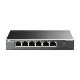 Switch 1 x RJ45 1G PoE++, 3 x RJ45 1G PoE+, 2 x RJ45 Gigabit, Buget PoE 64W, Unmanaged - TP-Link TL-SG1006PP