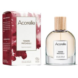 Apa parfum BIO Tendre Patchouli(reconfortant), cu uleiuri esentiale de cistus, patchouli, lemn de cedru Acorelle