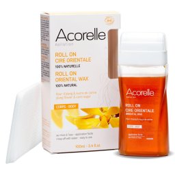 Roll on cu ceara epilatoare orientala BIO pentru corp, cu zahar din trestie si ylang-ylang Acorelle