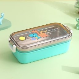 Cutie pentru alimente , Lunch Box copii, 350 ml, 1 compartiment, interior inox