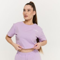 GymBeam Tricou pentru femei Cropped Limitless Lavender XS