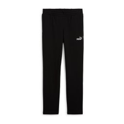 PUMA Pantaloni sport 'Ess No. 1' negru / alb