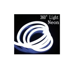 Tub neon 360 grade plastic lumina neutra 12V/m 24W