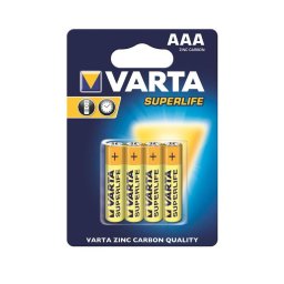 Baterie VARTA BAVA 2003, zinc carbon R3 (AAA), 4 bucati superlife