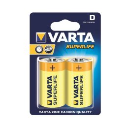 Baterie VARTA zinc carbon BAVA 2020, R20 (typ D), 2 bucati superlife