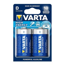 VARTA alkaline batteries R20 (typ D) 2pcs high energy