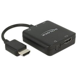 DeLOCK HDMI-A St > HDMI +Audio Extractor - AdapterCable 4K