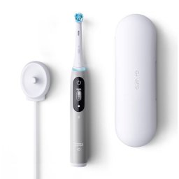 Electric 5 Cleaning Modes for Dental Care Magnetic Technology Display & Travel Case Gift for Men/Women Grey Opal