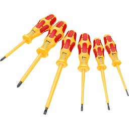 Set de 6 surubelnite, drept/PZ, 1000 VDE, Kraftform 1060i/1065i/6