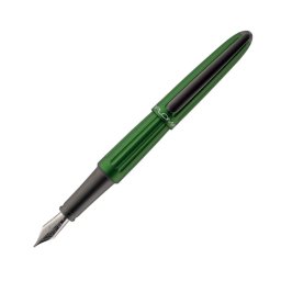 Stilou DIPLOMAT Aero, cu penita M, din otel inoxidabil - evergreen